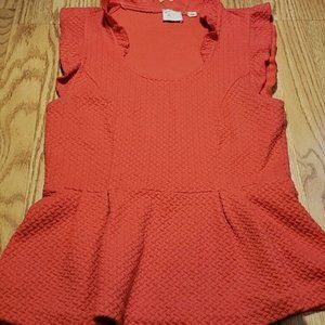 9-His Stcl Anthropologie Women's Blouse  Size: Small  Sleeveless  Pink